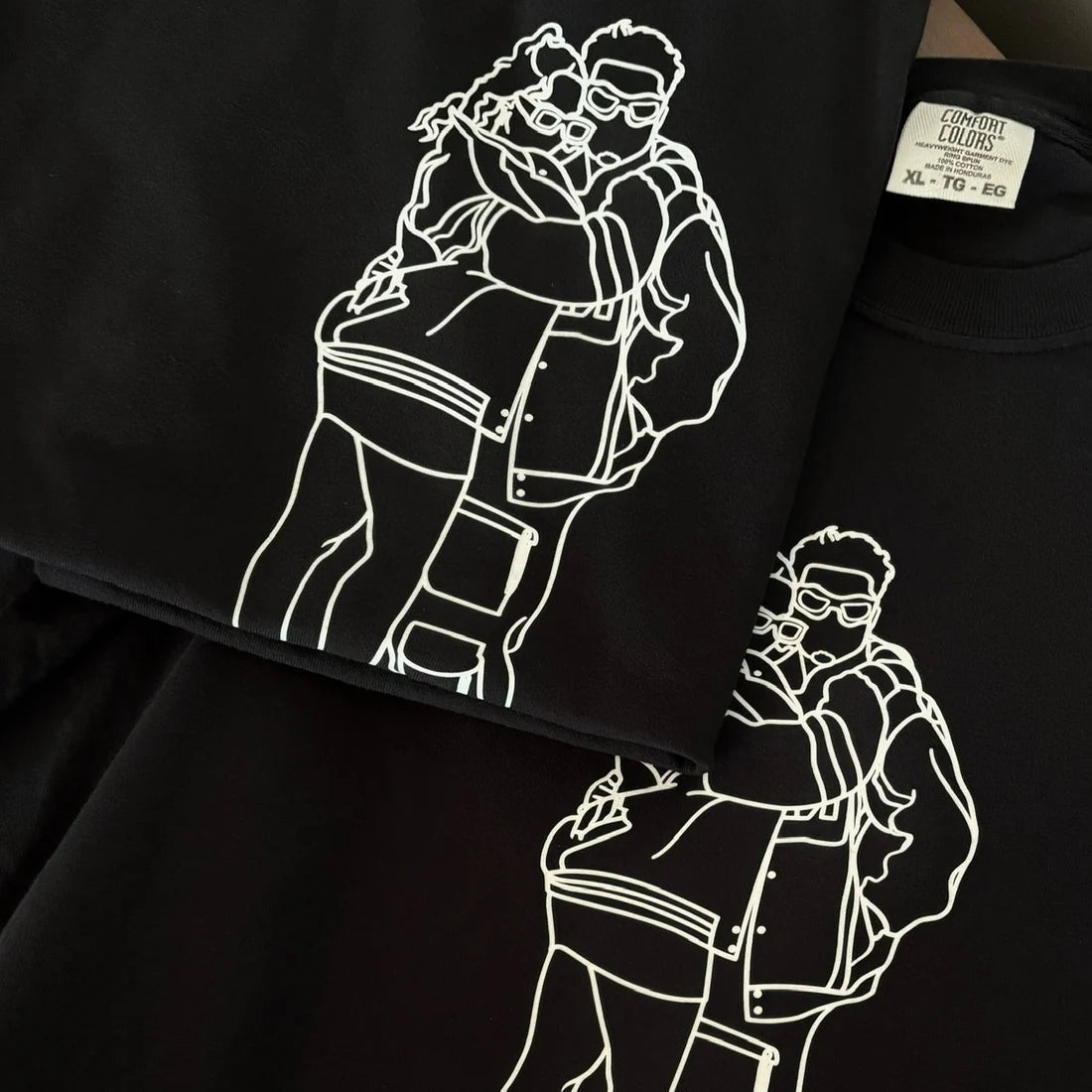 Custom Couples Lineart T-Shirt